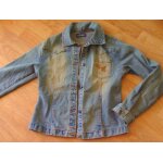 Veste ddp jean et broderies taille 16 ans tbe