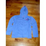 Veste doublée bleue manches longues fermeture Éclair the department perfect avec capuche dpam taille ... Veste doublée bleue manches longues fermeture Éclair the department perfect avec capuche dpam taille ...