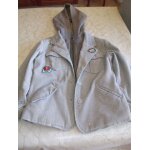 Veste enfant velours beige  capuche vertbaudet 8 ans