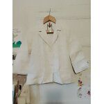 Veste a �paulettes cr�me 36 s cama�eu.