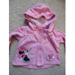 Veste / gilet capuche b�b� fille disney minnie taille 9 / 12 mois