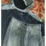 Veste gris marine + t - shirt ray� blanc bleu vert + t - shirt gris jaune + jeans gris - gildan 3 suisses ...
