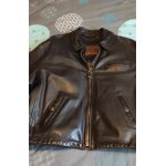 Veste homme en cuir redskins taille l