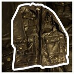 Veste l'homme moderne 100%cuir d'agneaux