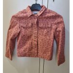 Veste en jean fille rose motif l�opard kiabi taille 8 ans