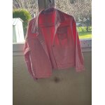 Vend veste en jean rose taille m