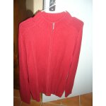 Veste jules 48% laine, 31% coton, 21% acrylique m rouge