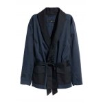 Veste kimono marine et noir - h&m - t. 42 - neuve