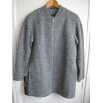 Veste en lainage zippée gris chiné esprit 36 tbe Veste en lainage zippée gris chiné esprit 36 tbe