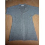 Veste longue cache - cache grise manche courte taille 38