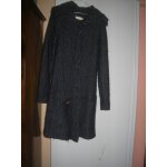 Veste longue le temps des cerises boutons pressions acrylique et laine xs multicolore