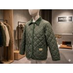 Veste matelass�e vert bouteille et col velours 10 ans miss st�r�o