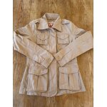 Veste mustang beige saharienne brod�e look casual chic