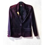 Veste naf naf taille 36 violet fonc� avec reflets doubl�e tbe