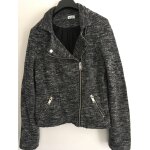 Veste noir chiné style perfecto pimkie taille 40 Veste noir chiné style perfecto pimkie taille 40