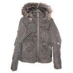 Veste noire capuche dtachable  la halle  taille 40