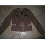 Veste la redoute blazer cif a 58920323 coton 40 marron