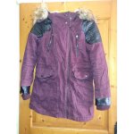 Veste d�tails simili cuir aux epaules