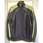 Veste de survêtement adidas - bleu et bandes jaunes - 14ans Veste de survêtement adidas - bleu et bandes jaunes - 14ans