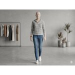 Veste en sweat grise c?urs noirs taille 4 avec capuche cache cache neuf