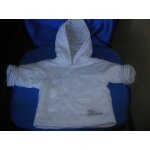 Veste tex baby doublée À capuche 76% coton, 25% polyester 1 / 3 mois blanc Veste tex baby doublée À capuche 76% coton, 25% polyester 1 / 3 mois blanc