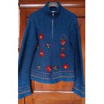 Veste tricot etam. bleu color. t38  42