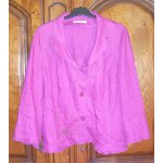 Veste violine marque christine laure - taille 44 / 46