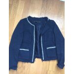 Veste zara blazer acrylique s bleu marine