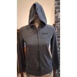 Veste zipp�e � capuche grise levi's