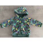 Veste zipp�e � capuche � motifs dpam - 12 mois / 74 cm