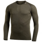 Woolpower maillot de corps manches longues unisex - crewneck lite - pine green taille s
