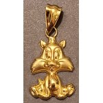 Ysora - pendentif or jaune grosminet sylvestre junior Ysora - pendentif or jaune grosminet sylvestre junior
