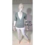 Zadig & voltaire deluxe taille 38 superbe gilet vert gris femme coton cardigan Zadig & voltaire deluxe taille 38 superbe gilet vert gris femme coton cardigan