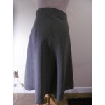 Zara tr�s jolie jupe longue �vas�e gris souris t 40