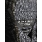 Zara man chemise jersey gris bleu chambray t m