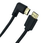 0, 2 m 15 cm c�ble hdmi 2. 0 haute vitesse avec ethernet m�le vers m�le ultra hd hdr avec 90 degr�s � ...