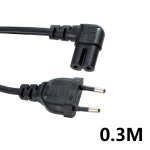 0. 3 - 10m rallonge ue c7 cble d'alimentation figure 8 prise europenne cble ca pour samsung lg sony ...