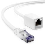 0. 5 m cat7 extension cable for ethernet lan network cable � cat 7 raw cable with rj45 male to rj45 female ...