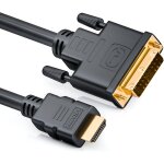 0, 5m c�ble hdmi vers dvi - d / dvi - i - high speed, 3d ready, 1080p full hd - adaptateur pour hdtv, ...