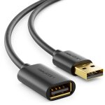 0, 5m cble usb 2. 0 high speed rallonge usb a mle vers usb a femelle - noir