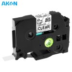 1 - 100pk lamin etiquetage cassette ruban compatible pour brother - ptouch aze - 131 12mm noir sur clair ...