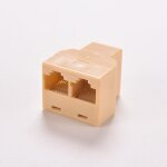 1 � 2 prise femelle r�seau prise modulaire lan s�parateur connecteur adaptateur dz517 rj45 coupleur 8p8c ...