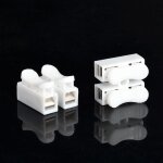 1 / 30 pices 2 broches connecteurs de cbles lectriques ch2 rapide pissure serrure fil bornes ensemble ...
