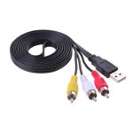 1. 5 m / 5ft usb mâle a à 3 rca mâle av a / v câble adaptateur usb à rca audio vidéo convertisseur câble ... 1. 5 m / 5ft usb mâle a à 3 rca mâle av a / v câble adaptateur usb à rca audio vidéo convertisseur câble ...