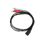 1. 5m / 5ft usb a femelle sockrt à 2 rca mâle audio vidéo câble d'extension cordon standard appareils ... 1. 5m / 5ft usb a femelle sockrt à 2 rca mâle audio vidéo câble d'extension cordon standard appareils ...