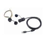 1, 5m 6 adaptateur de montage sur panneau, prise femelle usb 2. 0 m20, connecteur tanche ip68, rallonge ...