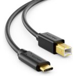 1, 5m cble d'imprimante usb c (pour imprimantes, scanners, midi) cble c vers b, pour epson hp samsung ...