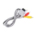 1. 8 mtres plaqu or audio vido av composite 3 cble rca pour nintendo pour wii