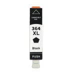 (1 black) cartouche d'encre 364xl 364 xl compatible pour 364 pour photosmart 5520 5524 6510 6520 7510 ...