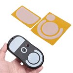 1 pack de patins de souris, pour logitech g pro x, super lger, blanc, bord courbe